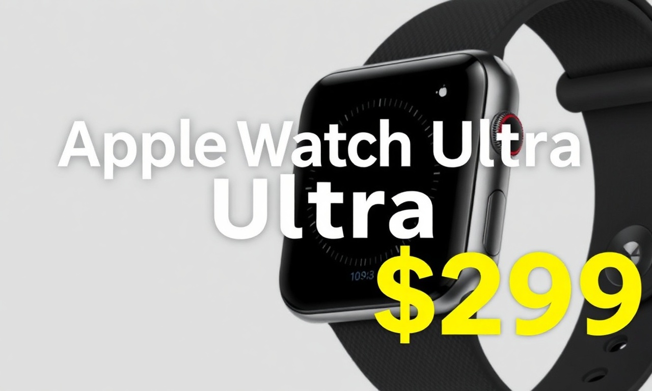 母亲节惊喜价！Apple Watch Ultra一代翻新机仅售299美元